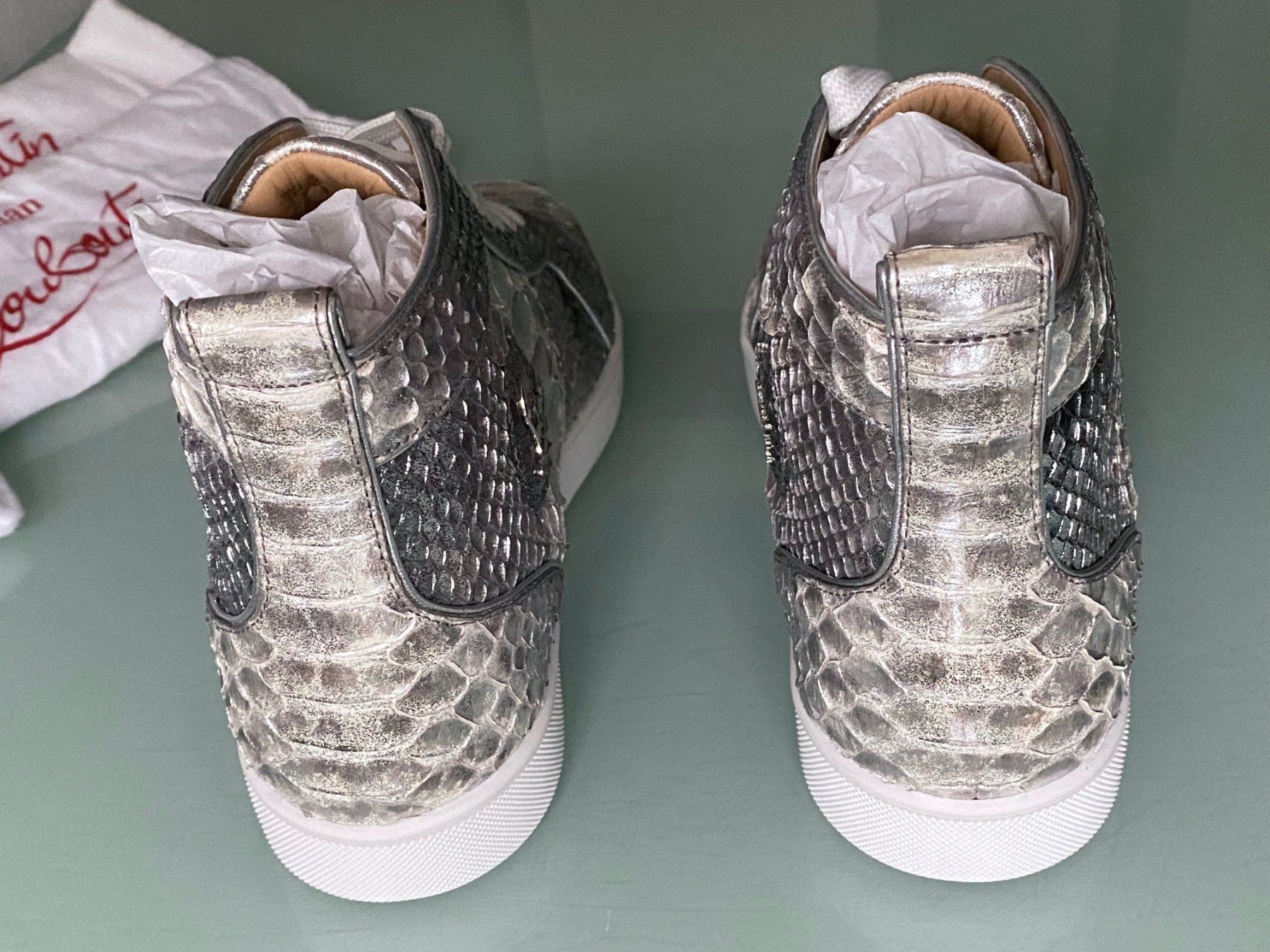 Christian Louboutin Scarpe da uomo: CHRISTIAN LOUBOUTIN Crystals Python Leder Sneakers 43.5 NEU – Nuovo (secondo la descrizione) da Kreuzlingen venduto da kruezbiz 2
