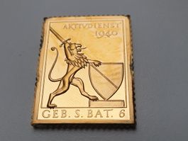 🇨🇭🤍 Swiss Militaria. Silver *21.52g .925*. Gold-plated.