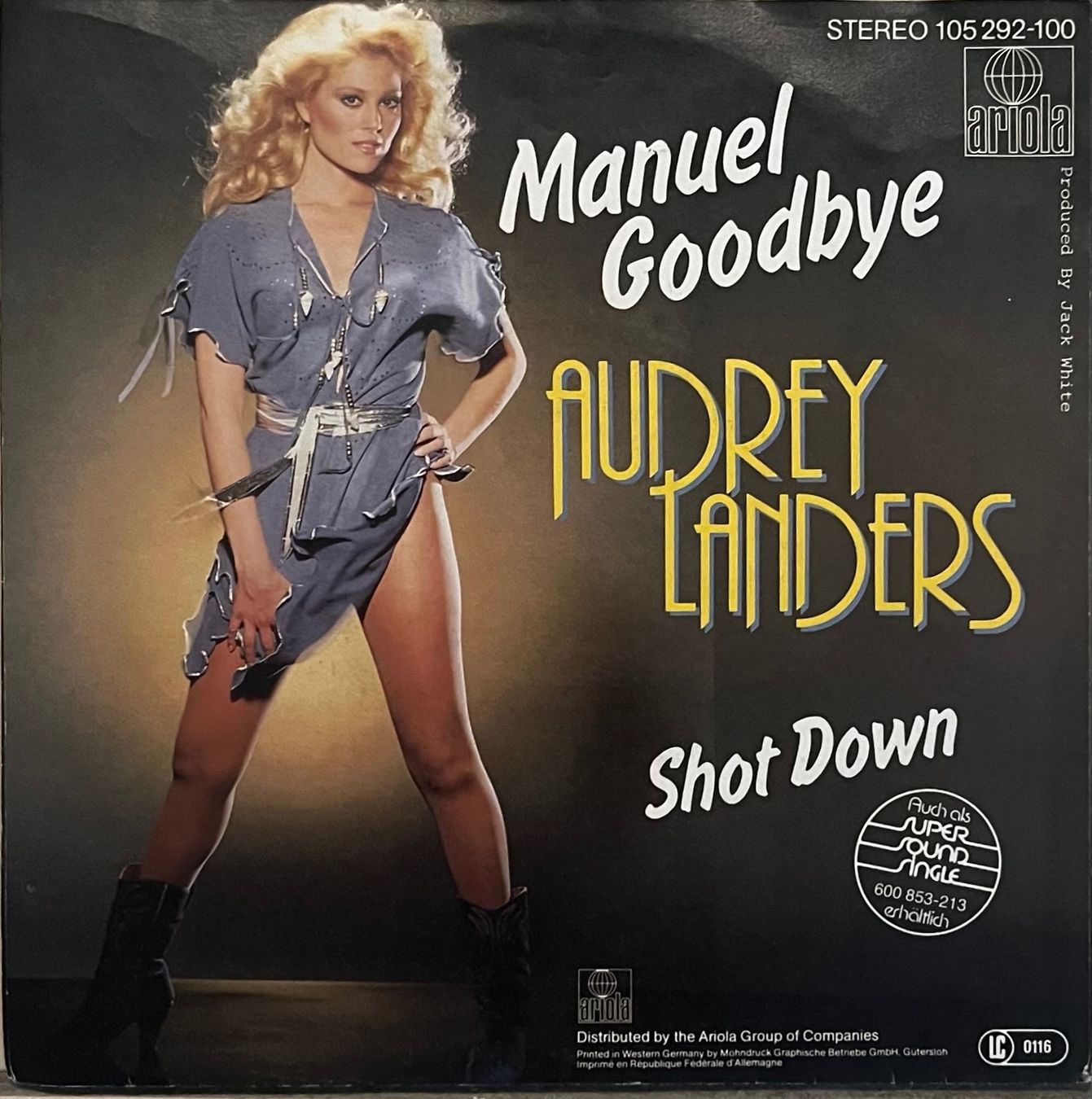 Dischi in vinile: AUDREY LANDERS - MANUEL GOODBYE – Usato da Bussigny venduto da vinyl-pas-cher 1