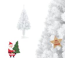 Künstlicher Weihnachtsbaum 120cm weiß, 180 Spitzen