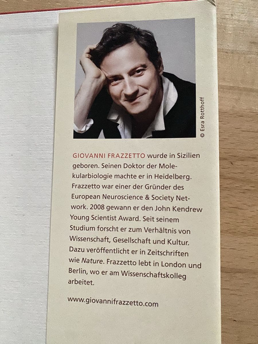 Bücher: Der Gefühlscode - Giovanni Frazzetto – Gebraucht aus Schwarzenburg von Michellu 5