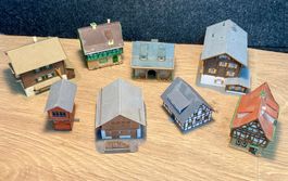 Märklin Z Häuser Konvolut 8-teilig Faller Vollmer Kibri