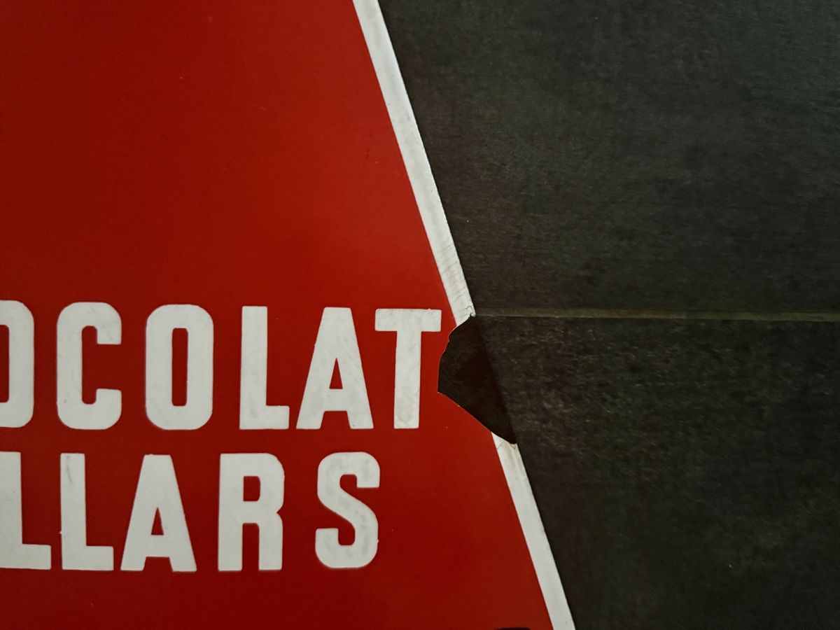 Insegne: Emailschild Chocolat Villars Freiburg – Usato da Oberwil BL venduto da FASDINATION_11 3