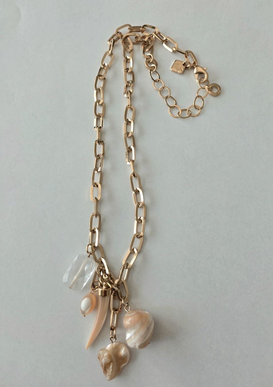 Catenine: Elegant Designer Collier mit Perlmutt & Kristall  - Neu – Nuovo e nell'imballaggio originale da Uetikon am See venduto da Springdream 4
