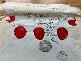 Historischer Brief Bamberg Basel 1917 mit Bayern Marken,234
