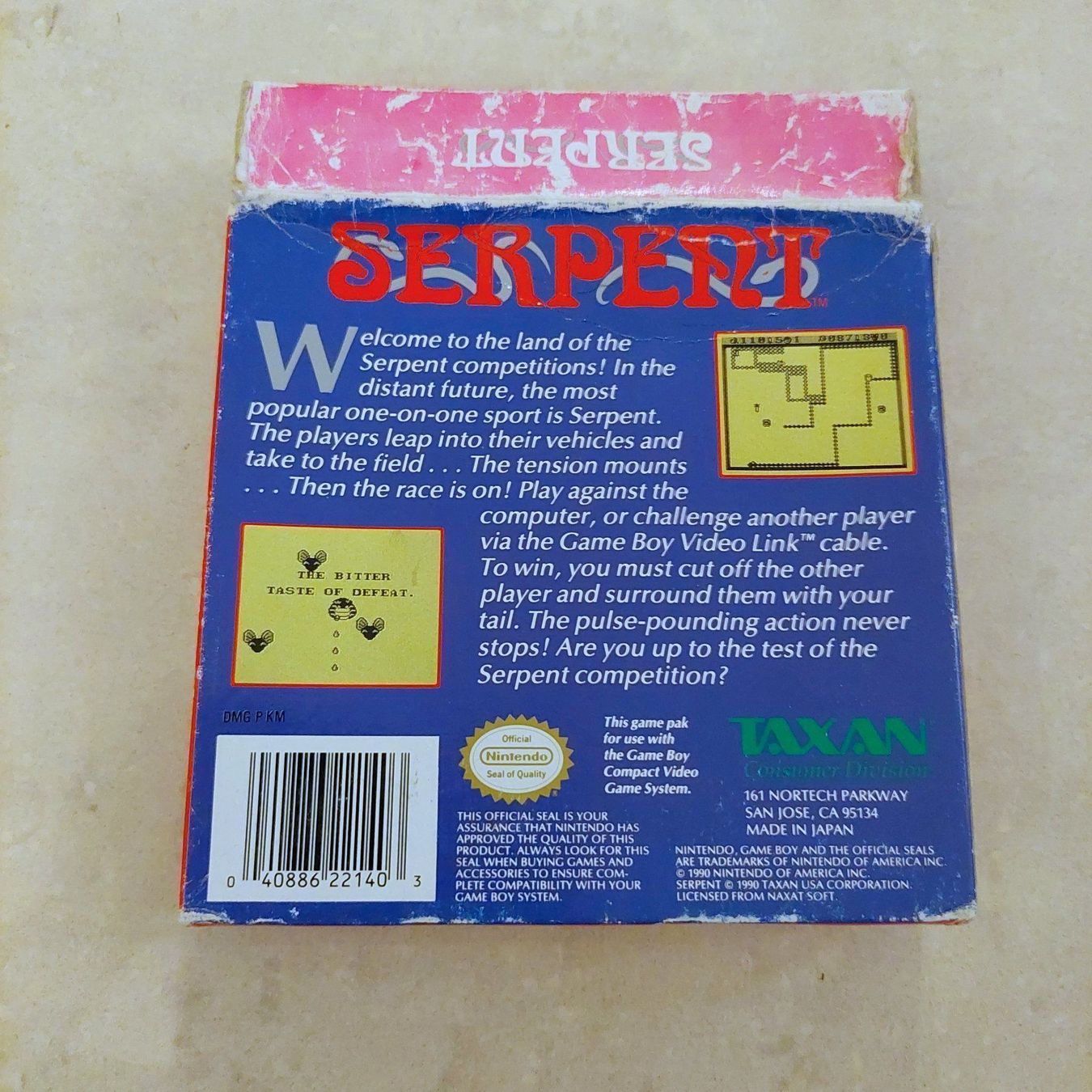 Nintendo Giochi: SERPENT (PAL) - GAME BOY – Usato da Spiegel b. Bern venduto da Natix 7