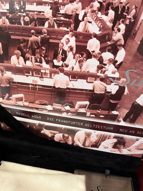 Sinn Uhren: Sinn 6060 Finanzplatzuhr OVP, Sammlerbox, wie neu – Gebraucht aus Hettlingen von comtoise1870 6