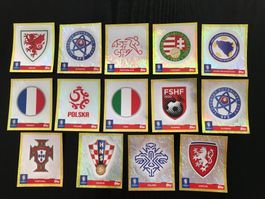 Nur Gold Sticker, alles Wappen Nr 1