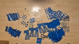 Lego Eisenbahn Schienen Konvolut blau gebraucht