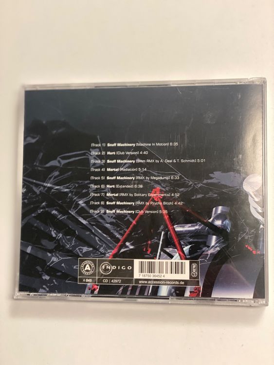 SITD – Snuff EP CD – Dark Electro / EBM – Rar & Top Zustand (Gebraucht ...