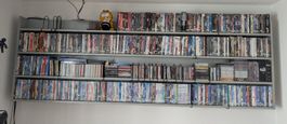 DVD und CD Konvolut ca. 500 + 300 Stk