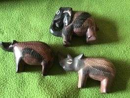 Elefant, Nashorn, ohne Nilpferd