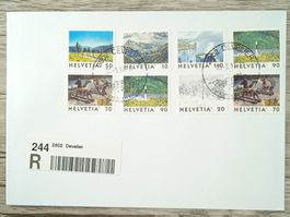 TR96 Enveloppe + Timbre Suisse 1998