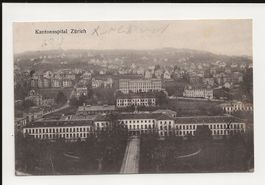 AK 1917 Kantonsspital Zürich Militärsache 🤓
