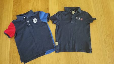 2×T-shirts Jungen in Gr.122