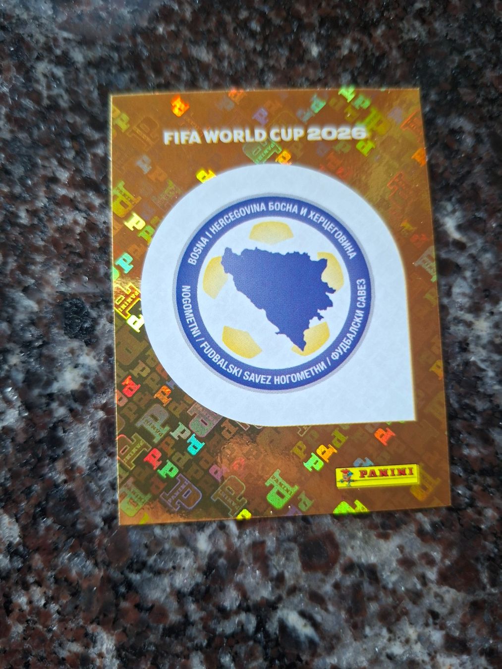 Panini Carte collezionabili: Panini FIFA 2026 Sticker BIH 1 – Nuovo (secondo la descrizione) da Erlinsbach venduto da pfunky