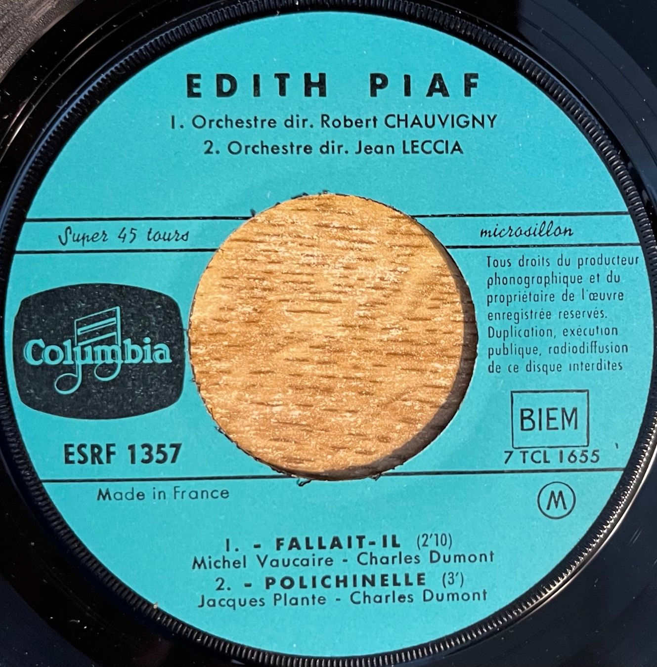 Dischi in vinile: EDITH PIAF - TOI, TU L'ENTENDS PAS – Usato da Bussigny venduto da vinyl-pas-cher 3