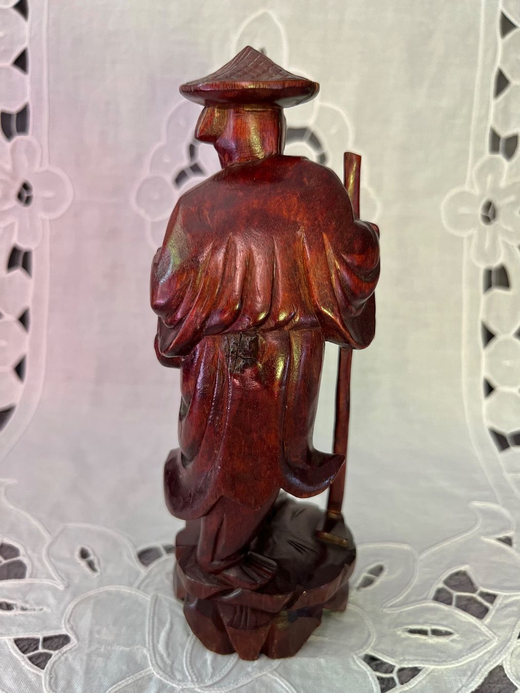 Xilografie: Chinesische Figur Holz geschnitzt 21cm – Usato da Frenkendorf venduto da Only1 3