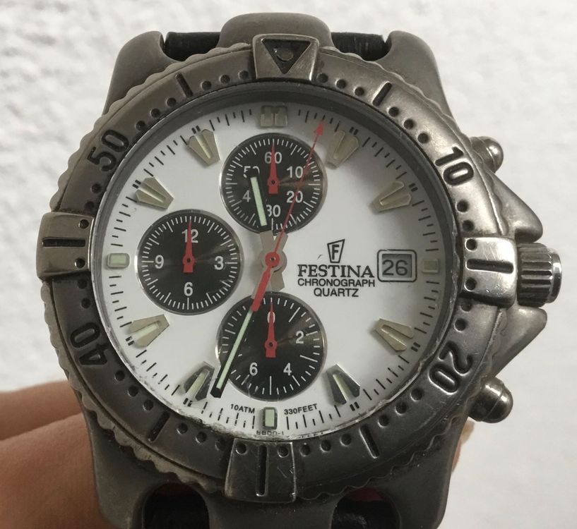 Montre Homme Festina Registred Model 16170 - Pièce Ancienne D'occasion