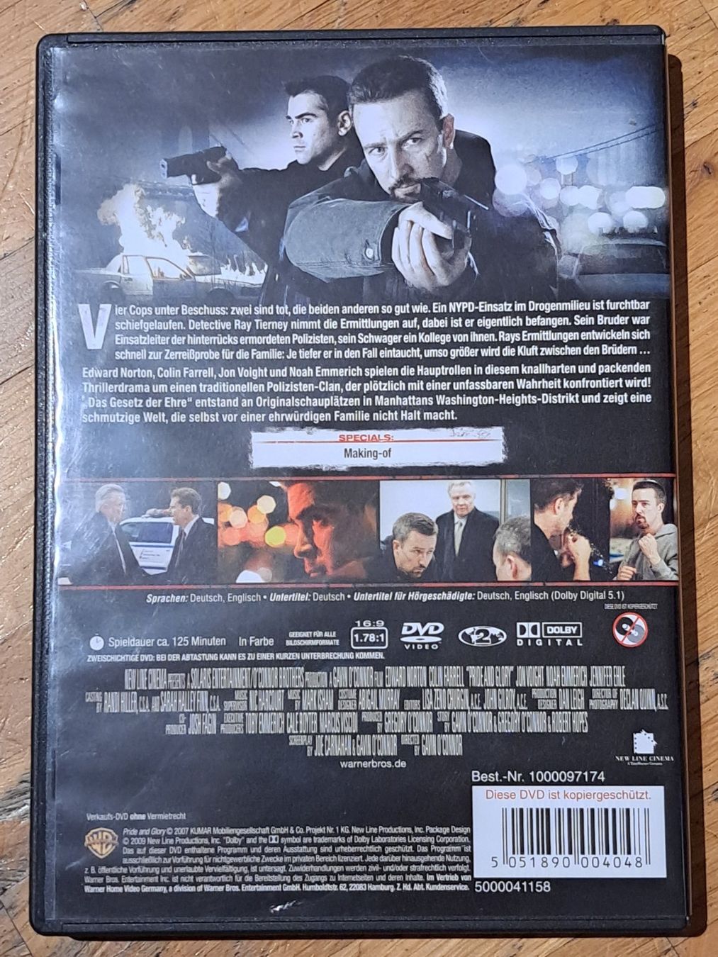 Tutti i DVDs: Das Gesetz der Ehre – Usato da Wallisellen venduto da Sawr 1
