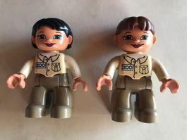 LEGO DUPLO ZOO Figuren Zoo-MitarbeiterIn TierpflegerIn 2 Stk