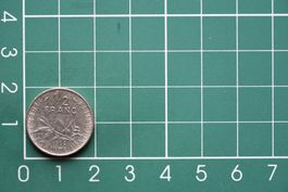 währung francaise 1/2 franc 1966