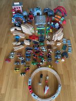 Grosses Holzeisenbahn-Set Brio, Hape & mehr