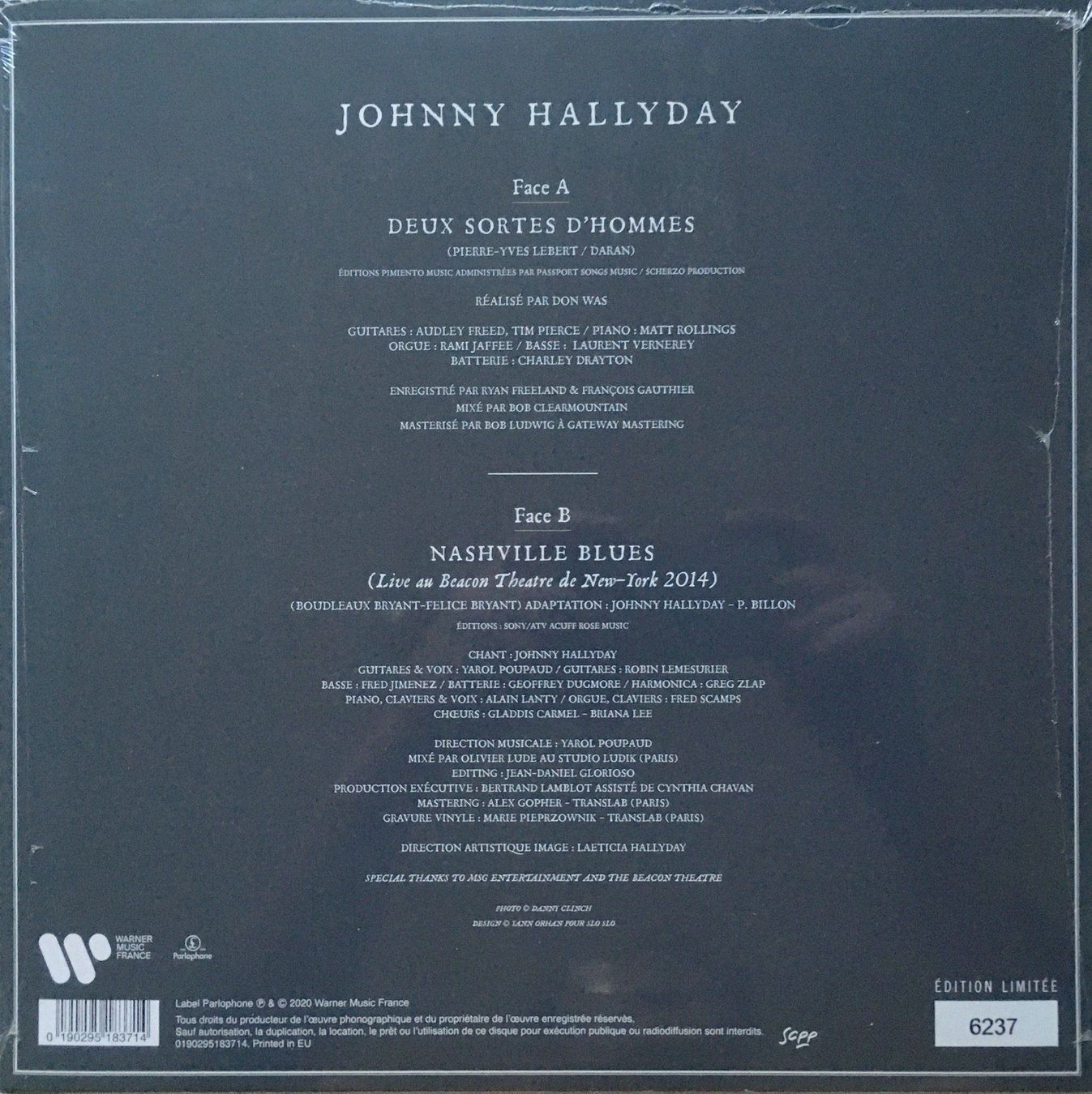 Dischi in vinile: JOHNNY HALLYDAY - DEUX SORTES D'HOMMES – Nuovo e nell'imballaggio originale da Bottens venduto da hotter-than-hell 1