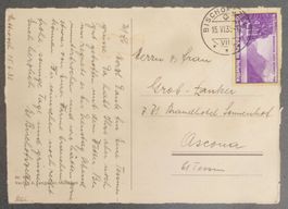 PRO PATRIA 1938: Carte FDC Bischofszell – Ascona