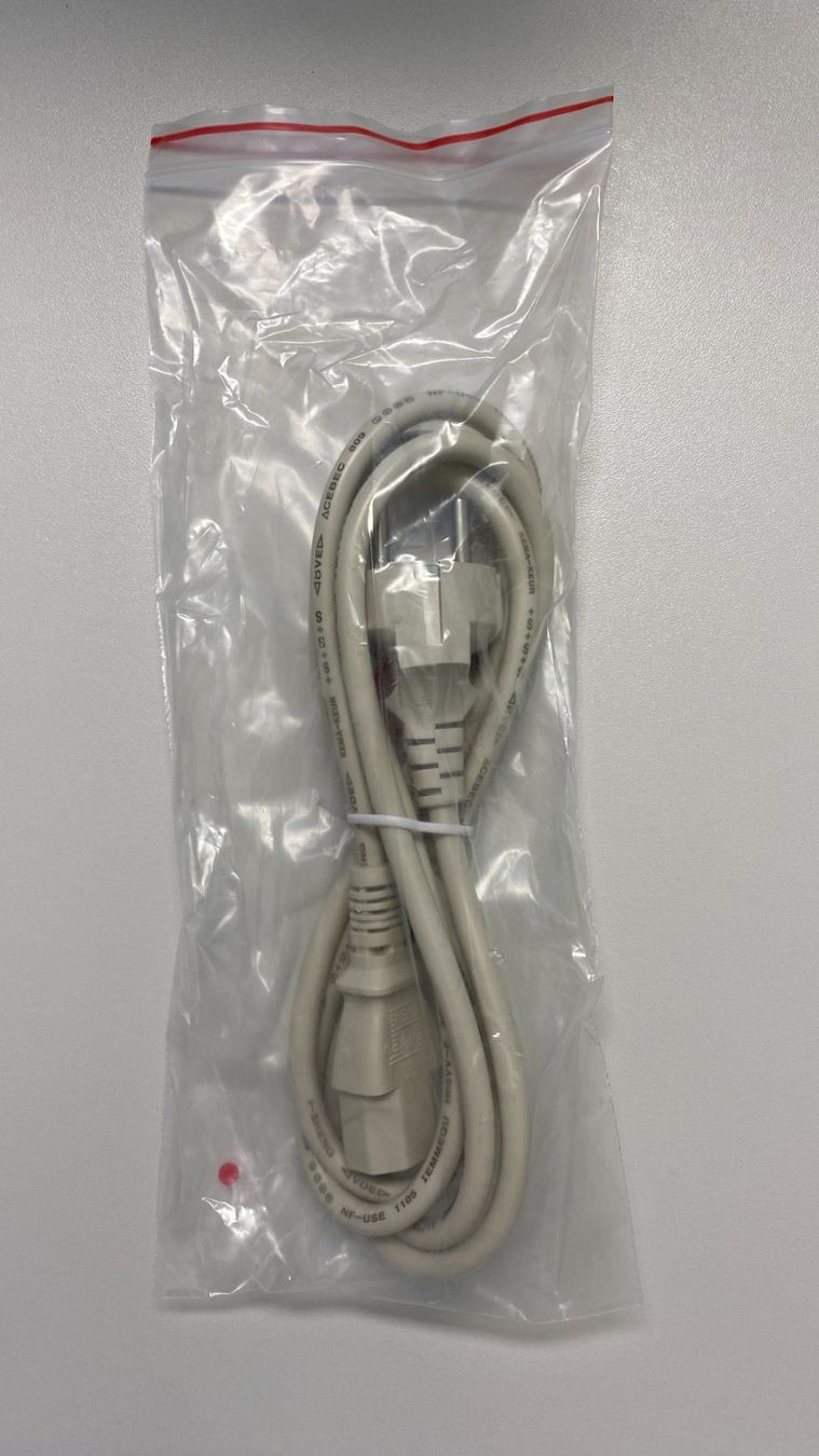 Cavi: EU Strom Gerätekabel, grau, 2m, 2 Meter – Nuovo e nell'imballaggio originale da Winterthur venduto da YaV 1