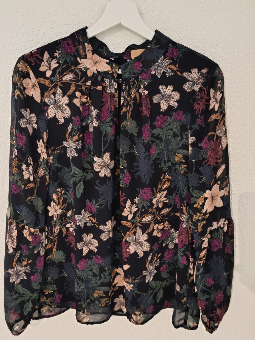 More & More Camicette: More&More Bluse Gr. 40 mit Blumenmuster, Herbst Top! – Nuovo (secondo la descrizione) da Emmetten venduto da SecondhandSiska 3