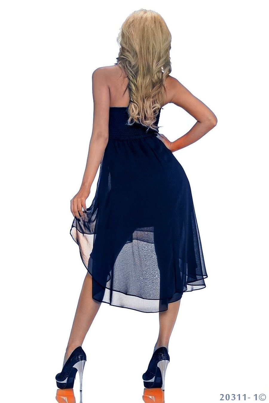Vestiti: Kleid Eva & Lola - Dunkelblau - Grösse ca. 38 – Nuovo (secondo la descrizione) da Eschenbach SG venduto da Peachick 1