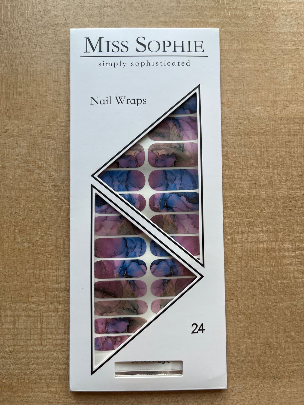 Unghie finte: Miss Sophie Nagelfolie sunset magic – Nuovo e nell'imballaggio originale da Winterthur venduto da ani_svs9