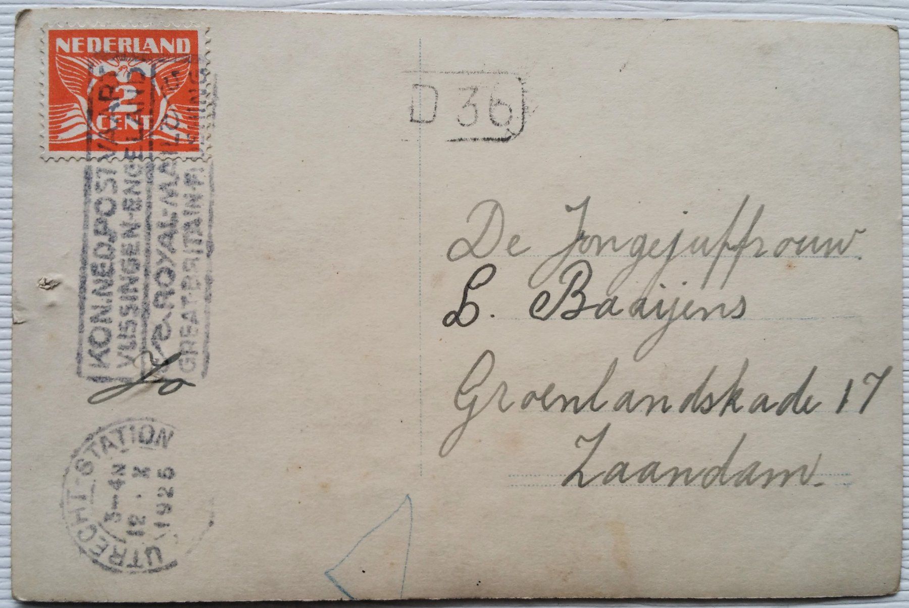 Ansichtskarten: AK Ansichtskarte, Mädchen mit Puppe (XVI), 1925 – Gebraucht aus Oberriet SG von Manick 1