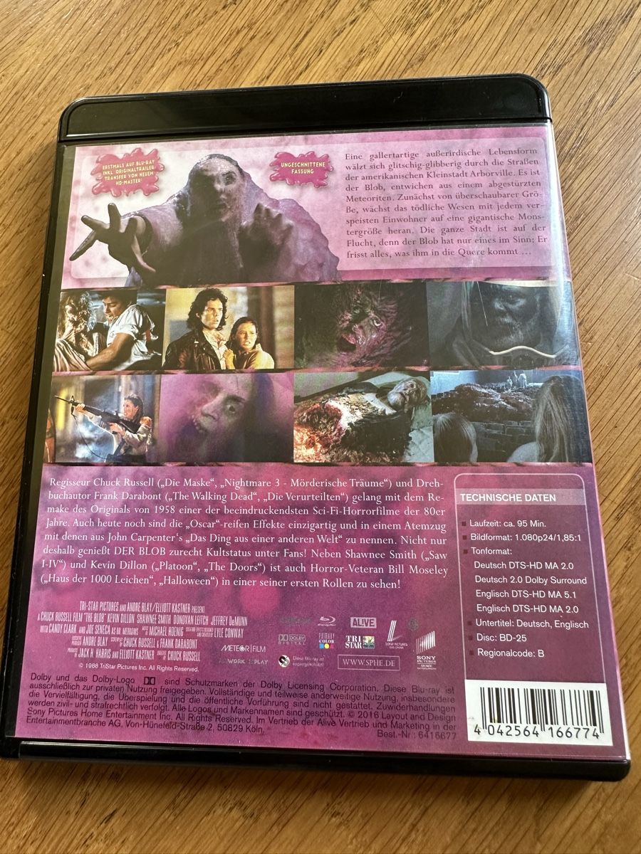 Alle DVDs: Der Blob Bluray – Gebraucht aus Benken ZH von Audi-erich 1