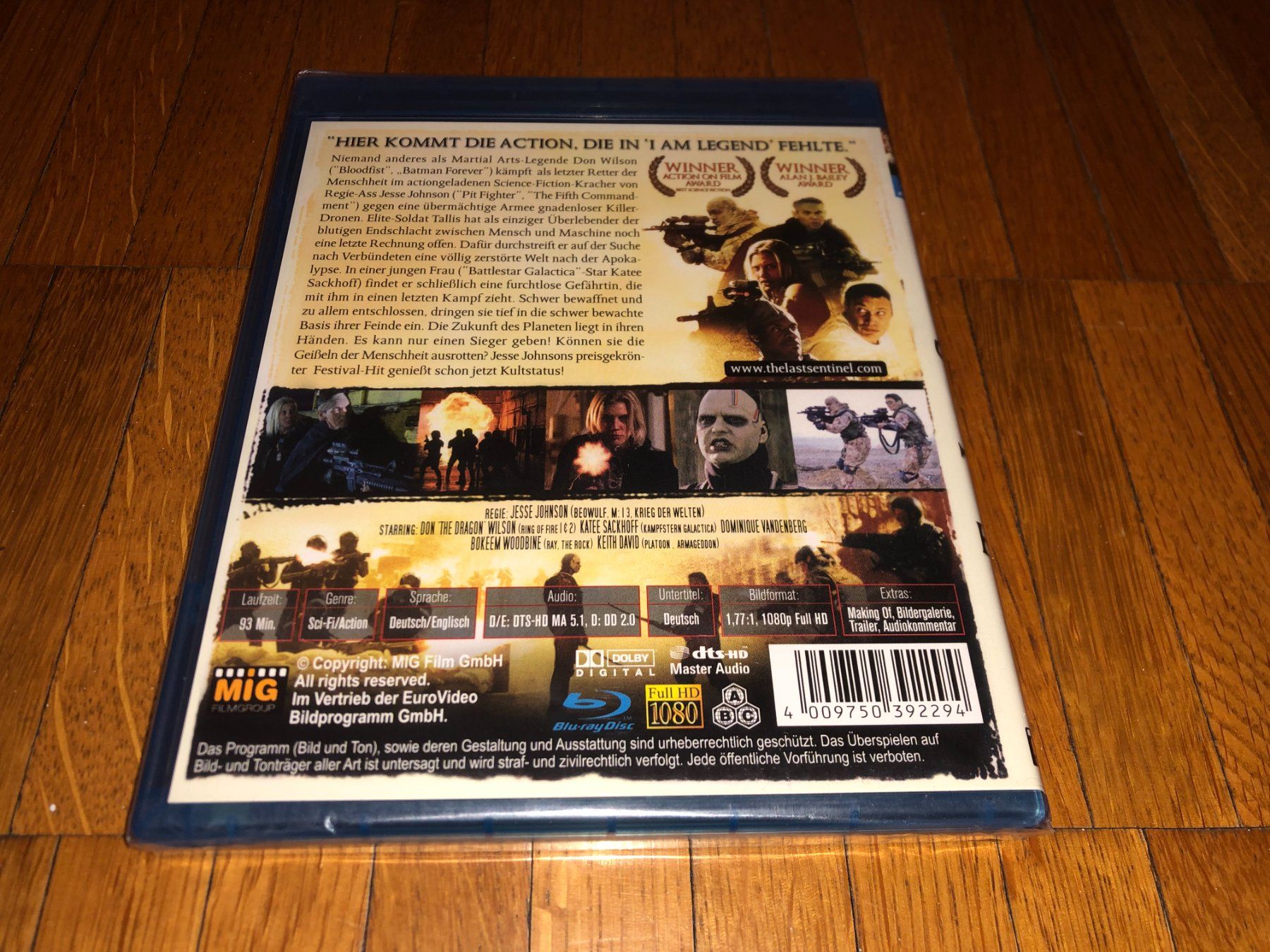 Alle DVDs: The Last Sentinel - BLU-RAY - UNCUT – Neu und originalverpackt aus Basel von havsok 1