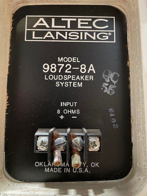 Casse acustiche: Lautsprecher Altec LANSING 9872-8A – Usato da Kehrsatz venduto da techpunk 3