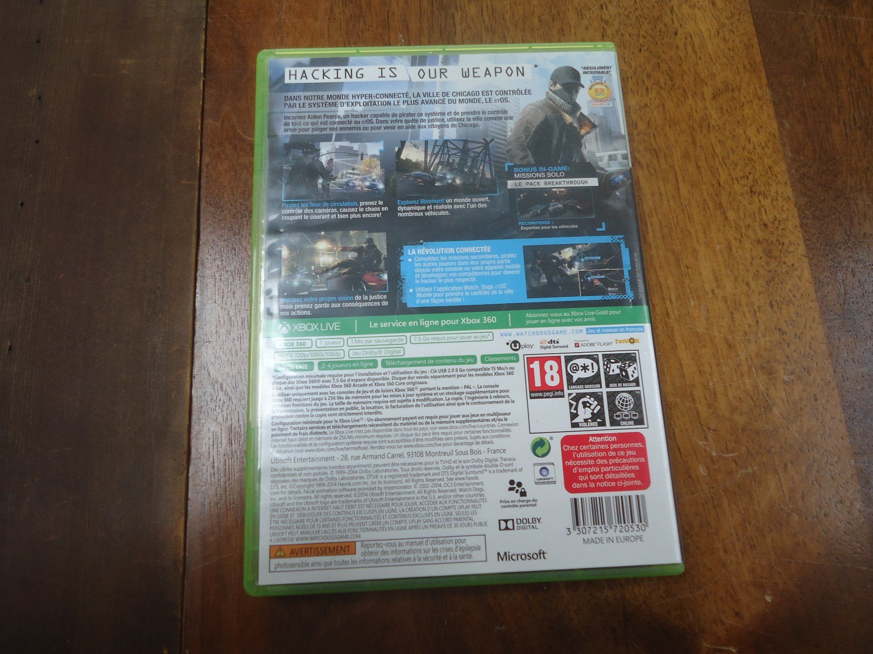 Microsoft Giochi: Watch Dogs - XBOX 360 – Usato da Vessy venduto da mafabe 1