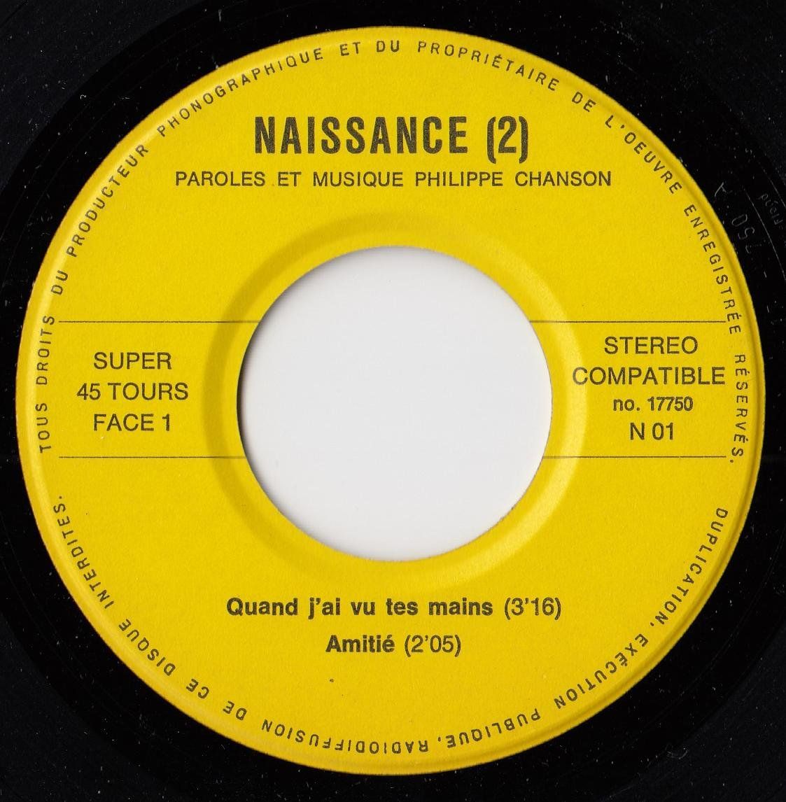 Dischi in vinile: Group Naissance Vinyl EP von 1970 – Usato da Volketswil venduto da Abcrecords 2