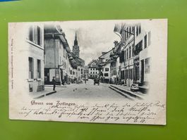 Originale alte Ansichtskarte  von Zofingen, datiert 1900!
