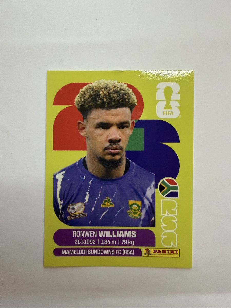 Panini Carte collezionabili: Panini FIFA 2026 Ronwen Williams RSA 2 – Nuovo (secondo la descrizione) da Benglen venduto da Belen.abr