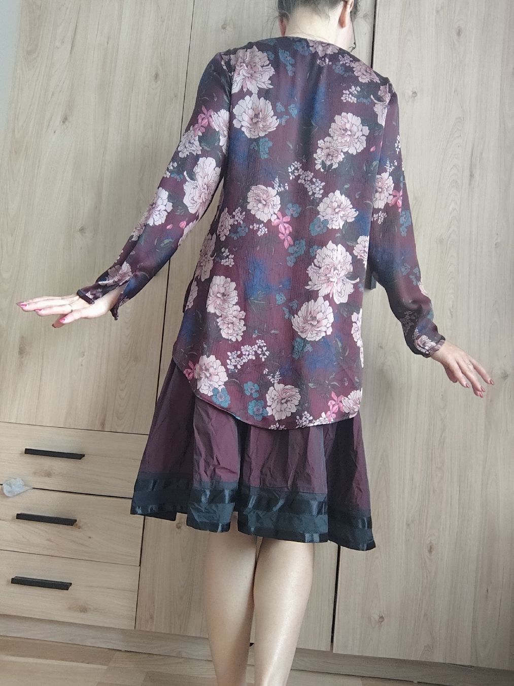 Zara Camicette: ZARA BASIC floral print blouse size L excellent condition – Usato da Mägenwil venduto da VintageGirly 2
