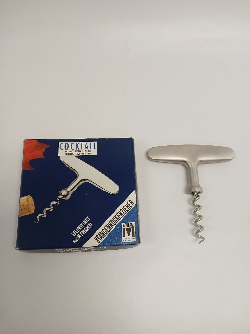 Flaschenöffner & -verschlüsse: NEW! Monopol Corkscrew, satin finished, boxed - gift idea! – Neu und originalverpackt aus Dübendorf von LoRi-2026 1