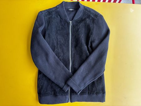 DrDenim Jeansmakers: Wildlederjacke Gr. M schwarz