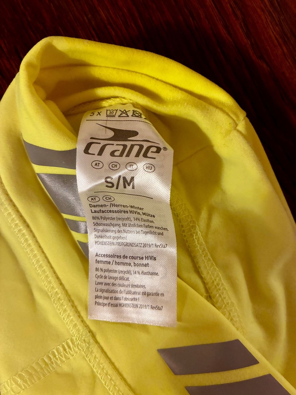 Copricapi, berretti & cappellini: Crane Reflective Yellow Running Beanie Hat, Size S/M – Nuovo (secondo la descrizione) da Schaan venduto da RicX-10 1