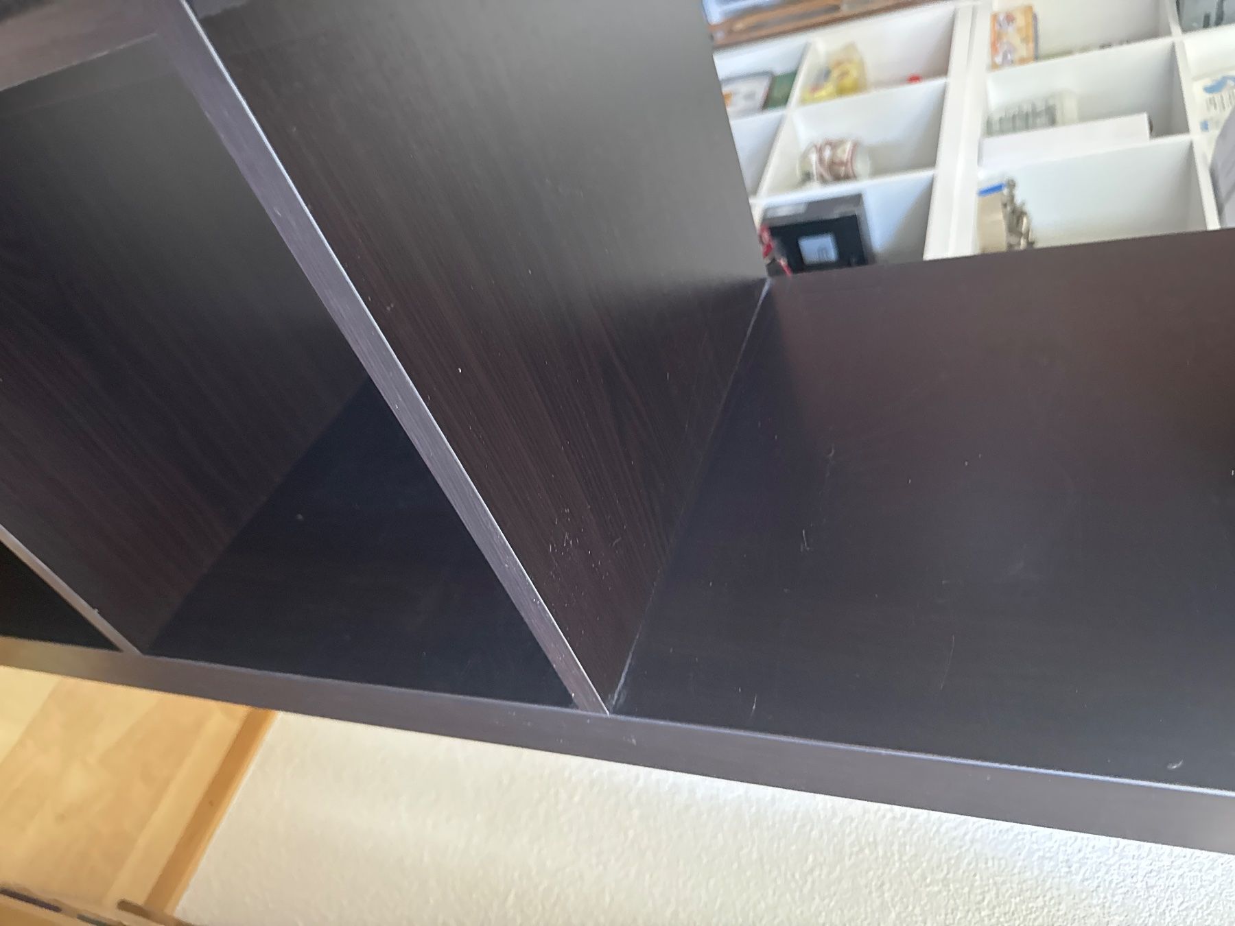 Ikea Scaffali: Schwarzes Kallax Regal mit 8 Fächern 4x2 - altes Modell – Usato da Vilters venduto da tha-tha 7