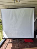 Leinwand Rollo-Stativ 200cm x 200cm, ideal fuer Sommer Kino