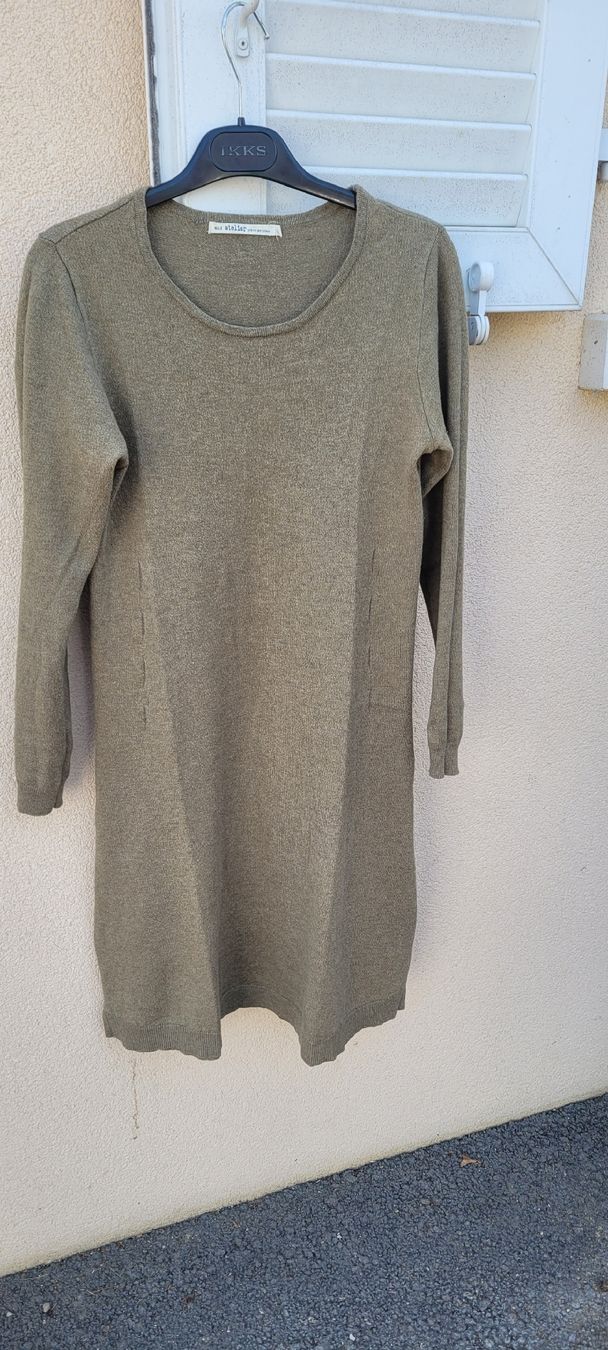 Nile Vestiti: Nile robe pull vert d'eau. Taille S  – Usato da Echallens venduto da frimousse2008