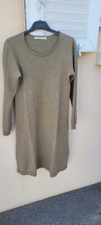 Nile robe pull vert d'eau. Taille S 