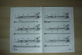 Decals 1/72 - MiG-25 Foxbat A/E, von Hi-Decal Line